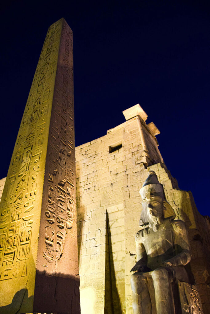 Cena de etiqueta en el Templo de Luxor